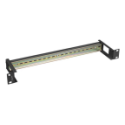 CARRIL DE MONTAJE DIN LANBERG 1U TS-35 PARA RACK 19 NEGRO