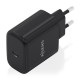 AISENS Cargador GaN 45W, 1xUSB-C PD3.0, Negro
