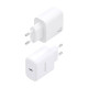 AISENS Cargador GaN 45W, 1xUSB-C PD3.0, Blanco