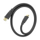 AISENS Cable HDMI V2.1 CCS Ultra Alta Velocidad / HEC 8K@60Hz 48Gbps, A/M-A/M, Negro, 0.5m