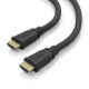 AISENS Cable HDMI V2.1 CCS Ultra Alta Velocidad / HEC 8K@60Hz 48Gbps, A/M-A/M, Negro, 1.0m