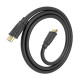 AISENS Cable HDMI V2.1 CCS Ultra Alta Velocidad / HEC 8K@60Hz 48Gbps, A/M-A/M, Negro, 1.0m