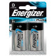 Energizer Max Plus Batería de un solo uso D