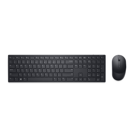 DELL - DELL KM5221W teclado Ratón incluido Oficina RF inalámbrico QWERTY Internacional de EE.UU. Negro - KM5221WBKR-INT