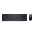 DELL - DELL KM5221W teclado Ratón incluido Oficina RF inalámbrico QWERTY Internacional de EE.UU. Negro - KM5221WBKR-INT