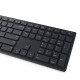 DELL - DELL KM5221W teclado Ratón incluido Oficina RF inalámbrico QWERTY Internacional de EE.UU. Negro - KM5221WBKR-INT