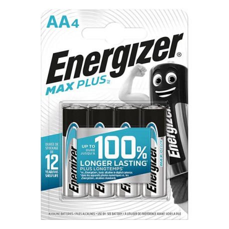 Energizer Max Plus AA4 Batería de un solo uso AA Alcalino