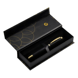Belius Passion D'Or pluma estilográfica Sistema de llenado integrado Negro, Oro 1 pieza(s)