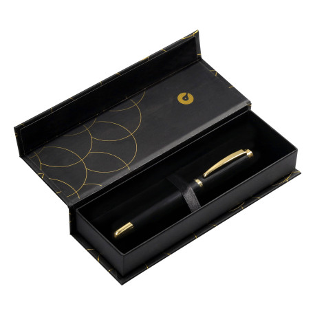 Belius Passion D'Or pluma estilográfica Sistema de llenado integrado Negro, Oro 1 pieza(s)