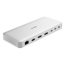 D-Link DUF-901/E base para portátil y replicador de puertos Alámbrico USB4 Gris
