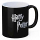 Taza sd toys harry potter logo ceramica negra