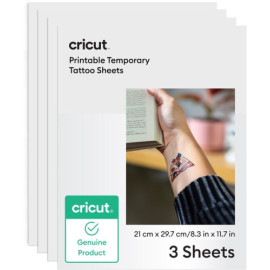 CRICUT PRINTABLE TATTOO PAPER A4 (3) TRANSPARENT