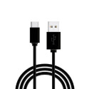 COOL CABLE USB  TIPO-C (1.2 METROS) NEGRO 2.4 AMP
