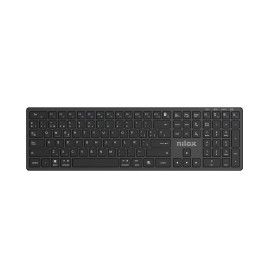 Nilox PRO WIRELESS BLACK ESPANOL teclado Hogar / Oficina USB + Bluetooth QWERTY Español Negro