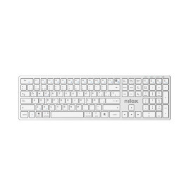 Nilox PRO WIRELESS SILVER ESPANOL teclado Hogar / Oficina USB + Bluetooth QWERTY Español Blanco