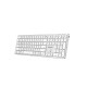 Nilox PRO WIRELESS SILVER ESPANOL teclado Hogar / Oficina USB + Bluetooth QWERTY Español Blanco