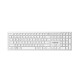 Nilox PRO WIRELESS SILVER ESPANOL teclado Hogar / Oficina USB + Bluetooth QWERTY Español Blanco