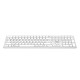 Nilox PRO WIRELESS SILVER ESPANOL teclado Hogar / Oficina USB + Bluetooth QWERTY Español Blanco