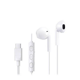 JVC HA-FR17UC Auriculares Alámbrico Dentro de oído Llamadas/Música USB Tipo C Blanco