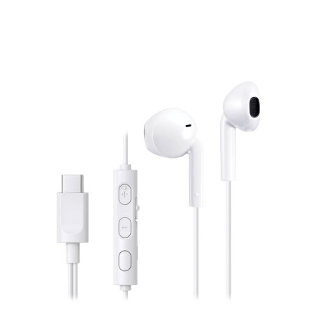 JVC HA-FR17UC Auriculares Alámbrico Dentro de oído Llamadas/Música USB Tipo C Blanco