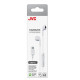 JVC HA-FR17UC Auriculares Alámbrico Dentro de oído Llamadas/Música USB Tipo C Blanco