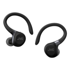 JVC HA-EC75T-B-U auricular y casco Auriculares Inalámbrico gancho de oreja Deportes Bluetooth Negro