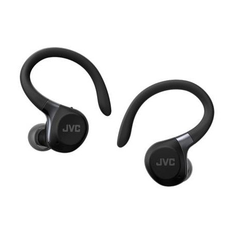 JVC HA-EC75T-B-U auricular y casco Auriculares Inalámbrico gancho de oreja Deportes Bluetooth Negro