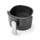 Nedis KAAF120FBK freidora Sencillo 2,4 L Independiente 1000 W Freidora de aire caliente Aluminio, Negro