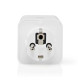 Nedis WIFIP121FWT enchufe inteligente 3680 W Hogar Blanco