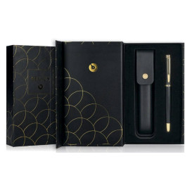 Belius Passion D'Or Azul Bolígrafo de punta retráctil con pulsador 2 pieza(s)