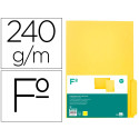 Liderpapel SC48 carpeta Cartón Amarillo Folio