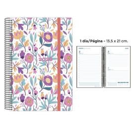 AG.SENF. DECORADA 135x210 D/P PURPLE FLO