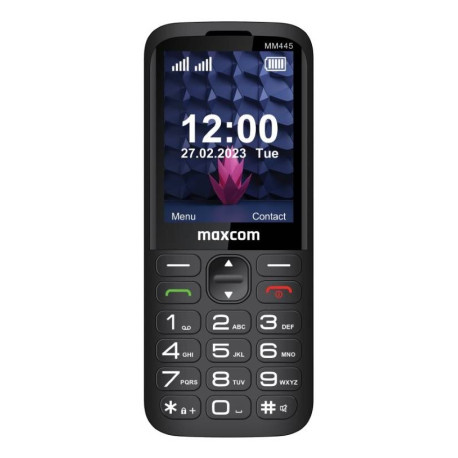 MaxCom MM445 4G teléfono móvil 7,11 cm (2.8'') 110 g Negro Característica del teléfono