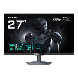 GIGABYTE G27Q2 Monitor Gaming 27” 2K QHD - 2560 x 1440, 200Hz, 1ms, 350 cd/m²