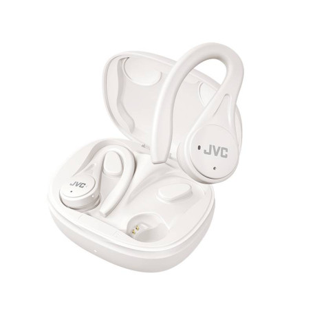 JVC HA-EC25T Auriculares True Wireless Stereo (TWS) gancho de oreja, Dentro de oído Llamadas/Música Bluetooth Blanco