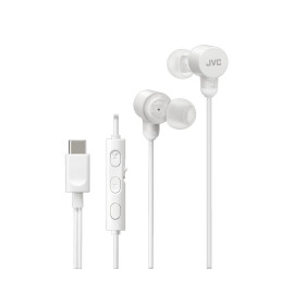 JVC HA-FR29UC WHITE / AURICULARES CON CABLE USB-C™ MICRÓFONO Y MANDO A DISTANCIA