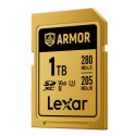 LEXAR 1TB PROFESSIONAL ARMOR GOLD SDXC UHS-II CARDS,  UP TO 280MB/S READ 210MB/S WRITE C10 V60 U3,STAINLESS STEEL CASING, IP68