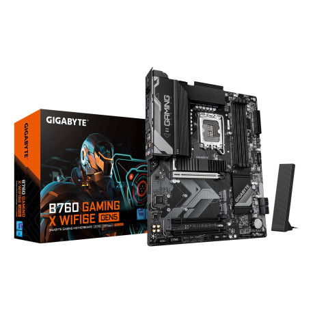 GIGABYTE B760 GAMING X WIFI6E GEN5 Placa Base – Compatible con procesadores Intel