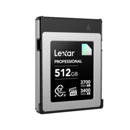 LEXAR 512GB PROFESSIONAL CFEXPRESS 4.0 TYPE-B CARD, UP TO 3700MB/S READ 3400MB/S WRITE. VPG 400