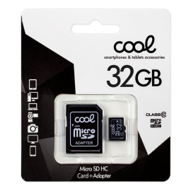 COOL TARJETA MEMORIA MICRO SD CON ADAPT. X32 GB (CLASE 10)