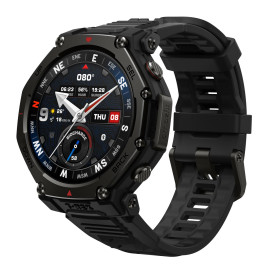 Amazfit T-rex 3 Pro 3,35 cm (1.32'') AMOLED 44 mm Digital 466 x 466 Pixeles Pantalla táctil Negro Wifi GPS (satélite)