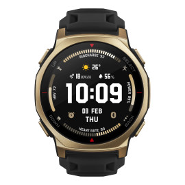 Amazfit T-rex 3 Pro 3,35 cm (1.32'') AMOLED 44 mm Digital 466 x 466 Pixeles Pantalla táctil Oro Wifi GPS (satélite)
