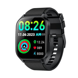 COOL SMARTWATCH PANTALLA AMOLED CURVED SILICONA NEGRO