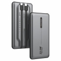 COOL BATERIA EXTERNA UNIVERSAL POWER BANK 10.000 MAH PD 22.5W (2 CABLES) GRIS