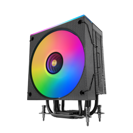 VENTILADOR UNIVERSAL A-RGB MCPU-LCD NEGRO MARS GAMING