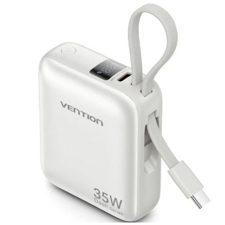 Powerbank 10000mAh Vention FHEN0/ 35W/ Beige