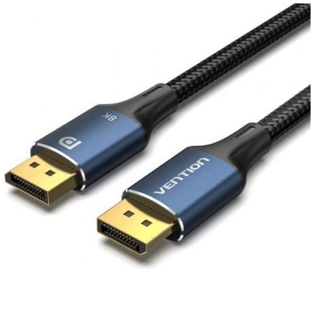 Cable Vention HCELH/ DisplayPort Macho - DisplayPort 8K Macho/ 2m/ Azul
