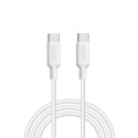COOL CABLE USB  TIPO-C A TIPO-C (1 METRO) 3 AMP BLANCO