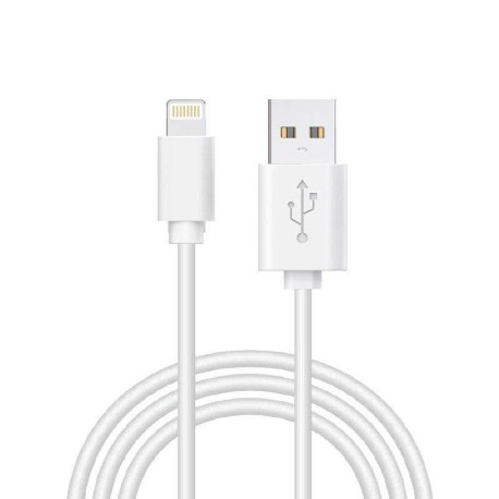COOL CABLE USB   LIGHTNING IPHONE / IPAD (1.2 METROS) BLANCO