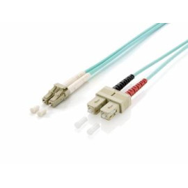 Equip 255319 Cable de fibra óptica e InfiniBand 0,5 m LC SC Turquesa